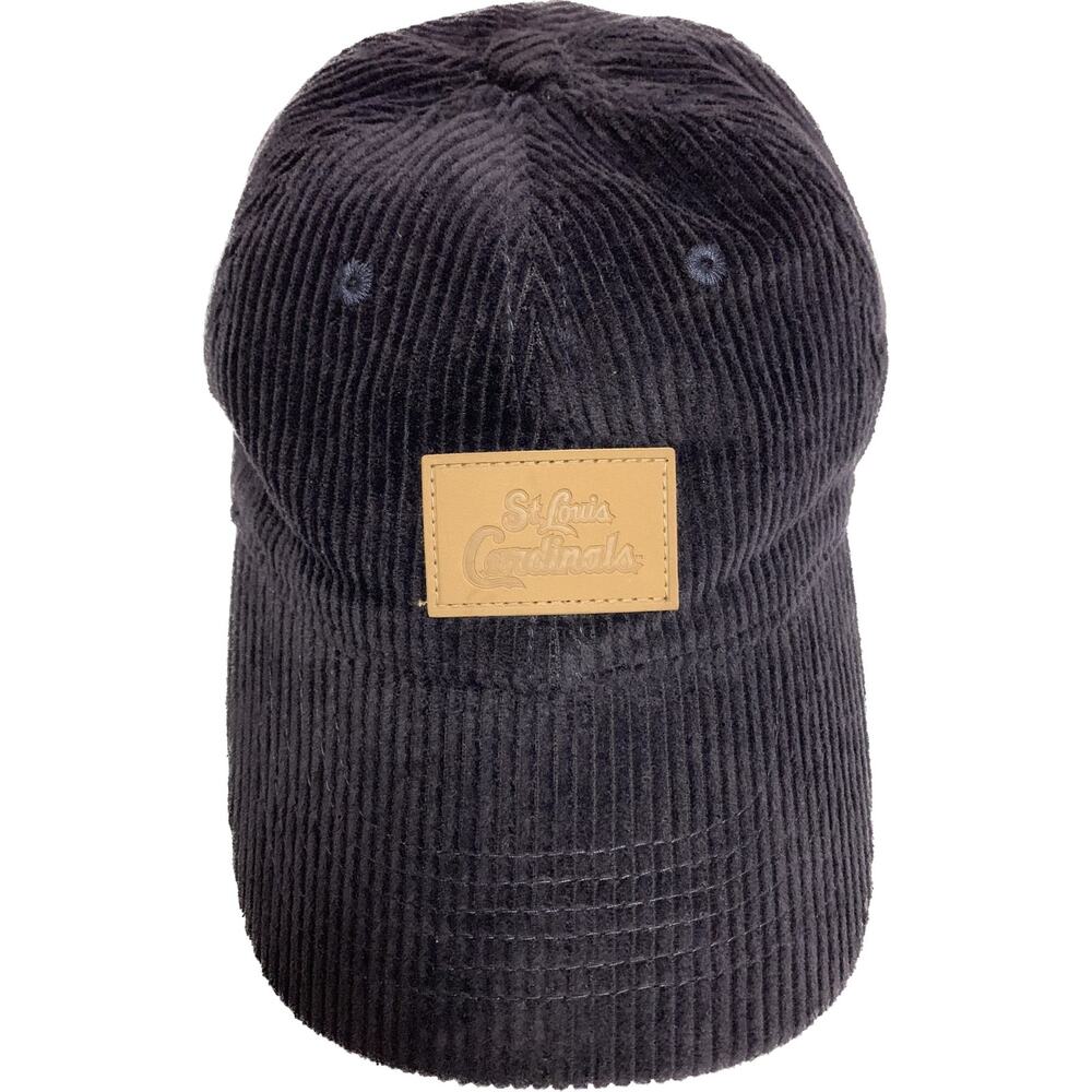 ST. LOUIS CARDINALS FANS: It’s Your New Navy Blue Corduroy Adjustable Cotton Cap - Picture 1 of 12